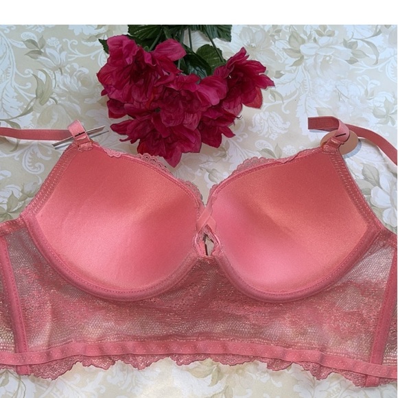 SPREE Intimates Lace Long Line Push Up Set Bra & Thong - Picture 11 of 14